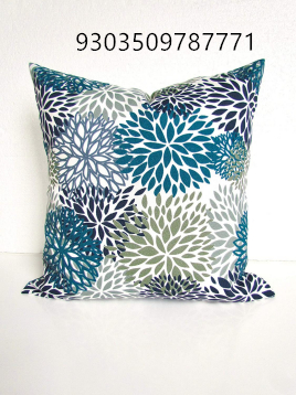 outdoor pillows blue